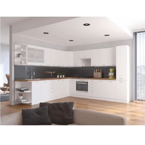 Modern fehér alsószekrény design SPLIT 60 D 2F BB