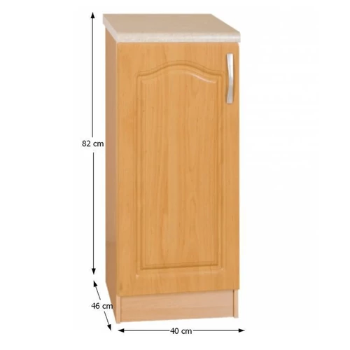 Elegáns design  modern konyhákhoz tökéletes.  LORA MDF NEW KLASIK S40 konyhaszekrény