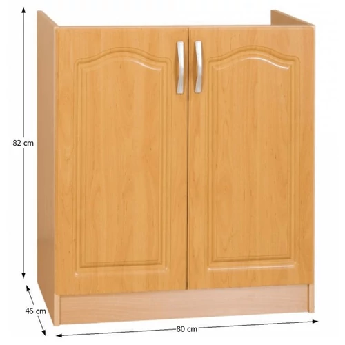 LORA MDF NEW S80ZL duplaajtós égerfa konyhaszekrény