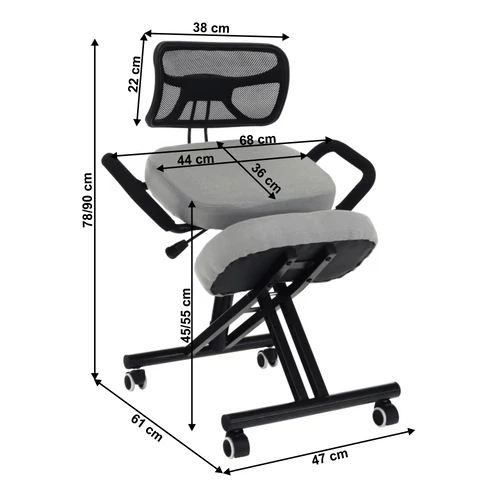 Ergonomikus ülés a hátnak