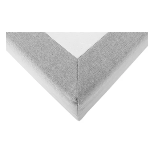 Boxspring típusú ágy 140x200  világosszürke  FERATA KOMFORT