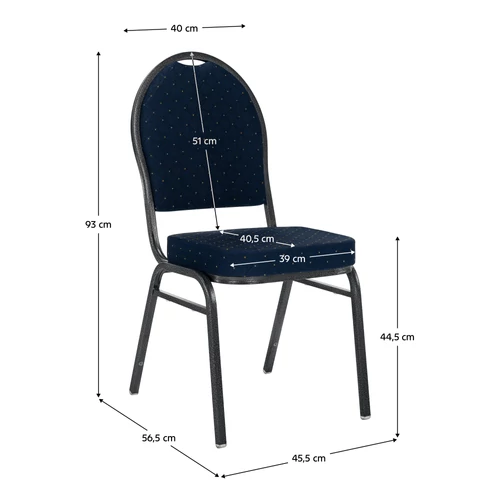 Modern design  kék anyagú szék