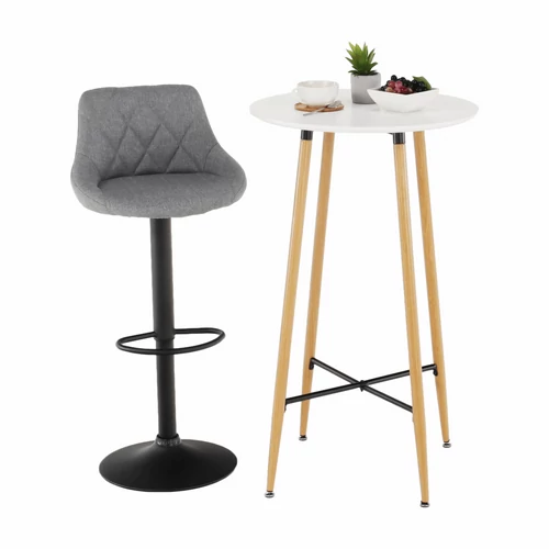 Tölgy bárasztal modern designnal