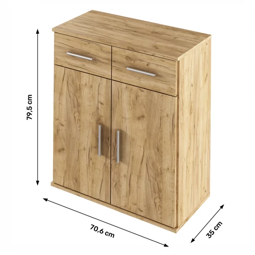 Elegáns tölgy fa komód  modern design