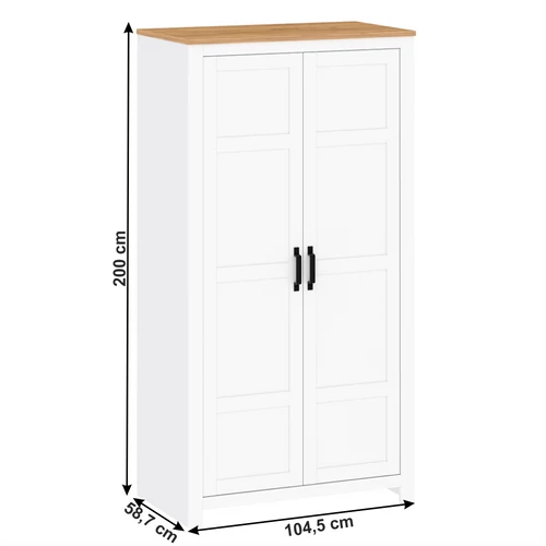 Modern design  magas minőség.  Lanzette F akasztós szekrény fehér színben