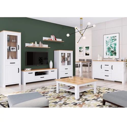 LANZETTE S. Elegáns dizájn 135-184x86 cm méretben.  Fehér étkezőasztal  modern design