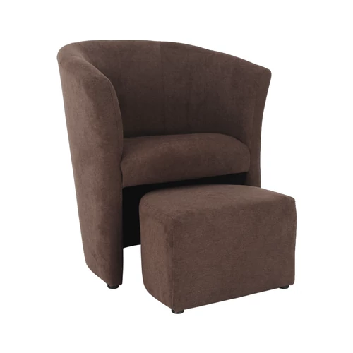 Klub fotel puffal  barna  ROSE