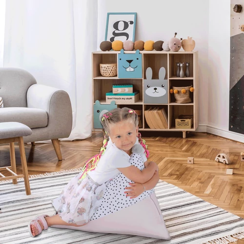 Rózsa-szürke babzsák kombináció