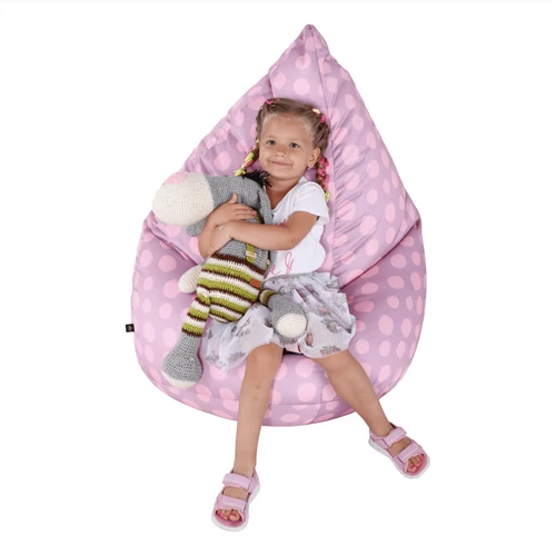 Rózsaszín-lilás babzsák a baba boldogsága