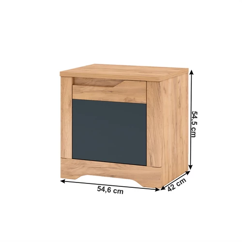 Modern design arany/grafit szürke kombinációval