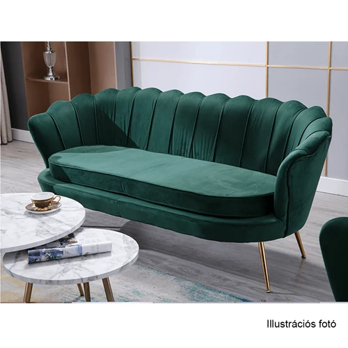 NOBLIN smaragd velvet pad  art-deco stílus