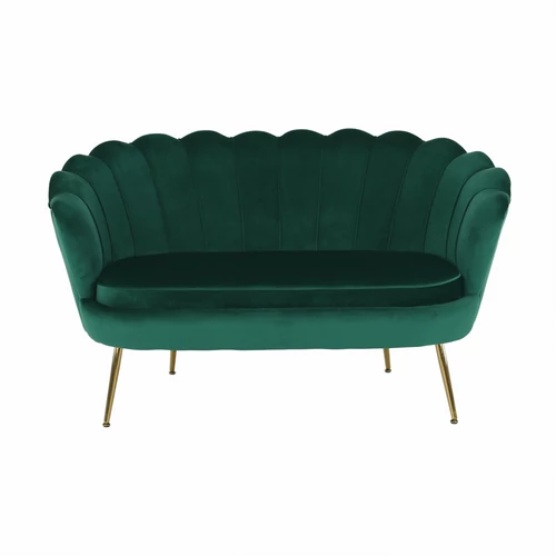 Smaragd színű pad elegáns megjelenéssel
