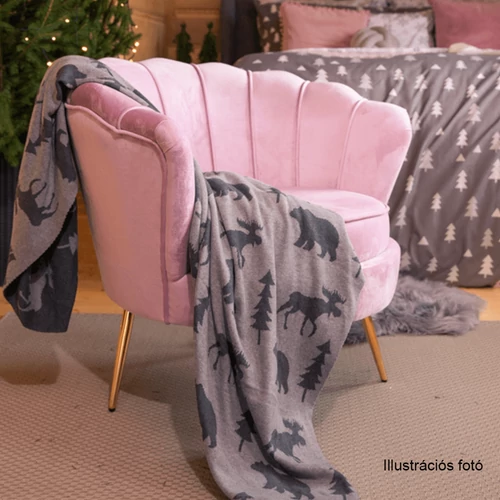 Elegáns rózsaszín velvet anyag