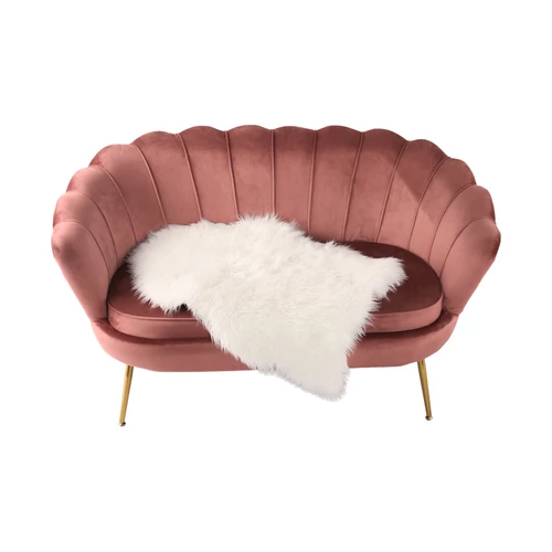 Rózsaszín Velvet NOBLIN fotel