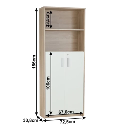 Modern design fehér színben