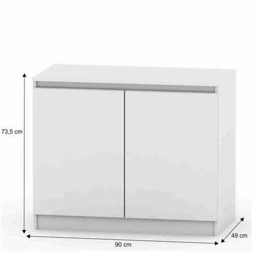 Modern design  fehér színben.  HANY NEW 008 komód