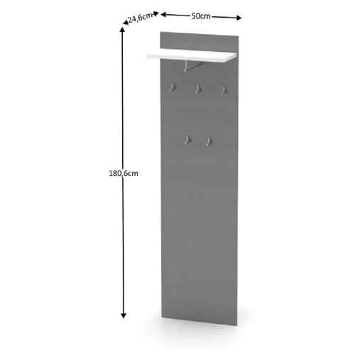 Fogas panel  grafit/fehér színben a RIOMA NEW TYP 19-ből