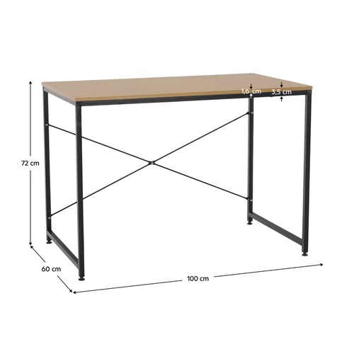 Modern design tölgy/fekete kombinációban