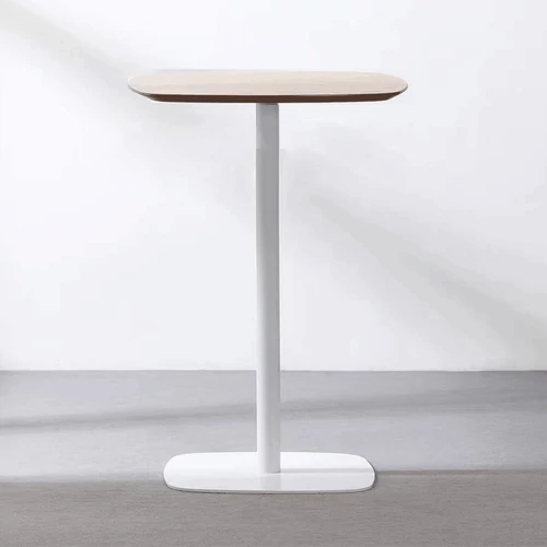 HARLOV tölgy/fehér bárasztal MDF/fém  átmérő 60cm