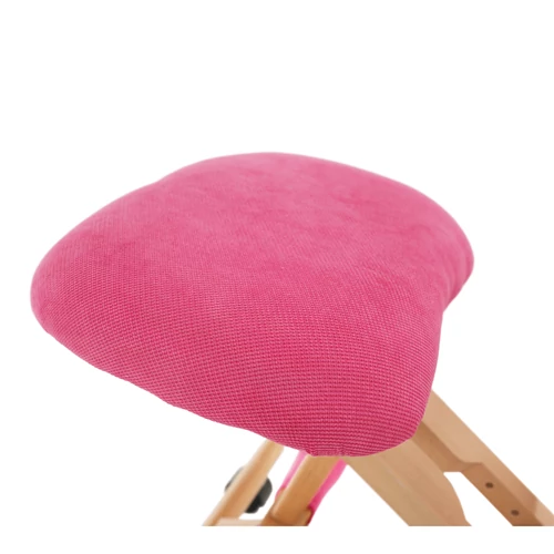 Ergonomikus térdelőszék  rózsaszín/bükkfa  GROCO