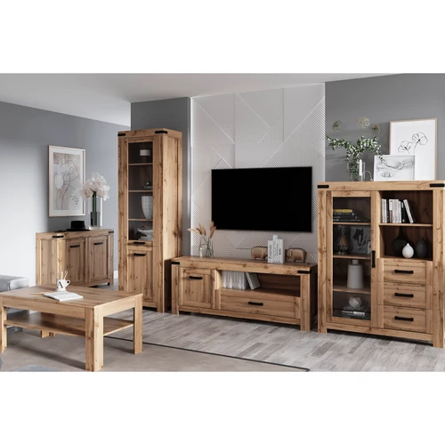 Kvalitásos tölgyfa  modern design.  MORATIZ Dohányzóasztal Wotan Tölgy