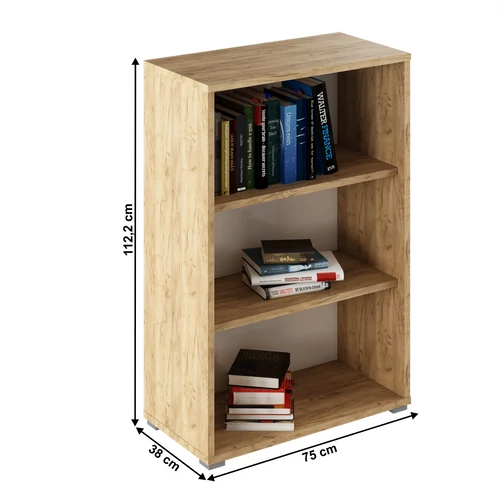 Modern design  artisan stílusú fehér színben a RIOMA TYP 04.  RIOMA nyitott állvány fehér színben