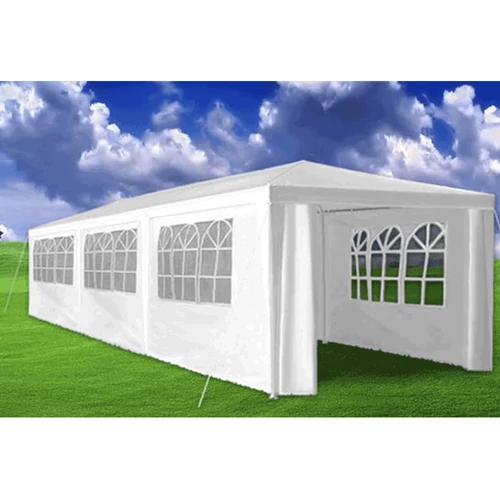 Fehér kerti party sátor 3x9m