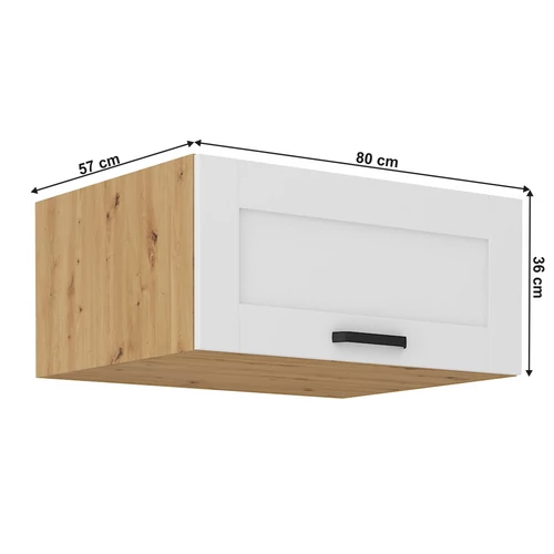 Modern design  fehér/tölgy kombináció