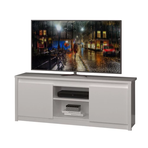 Elegáns TV asztal fehér felüppel