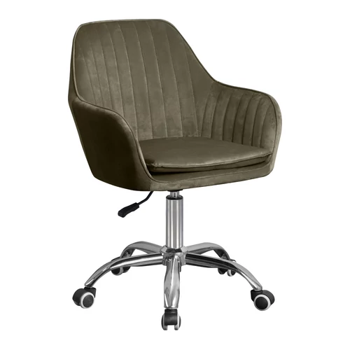 Klián irodai fotel szürkésbarna velvet