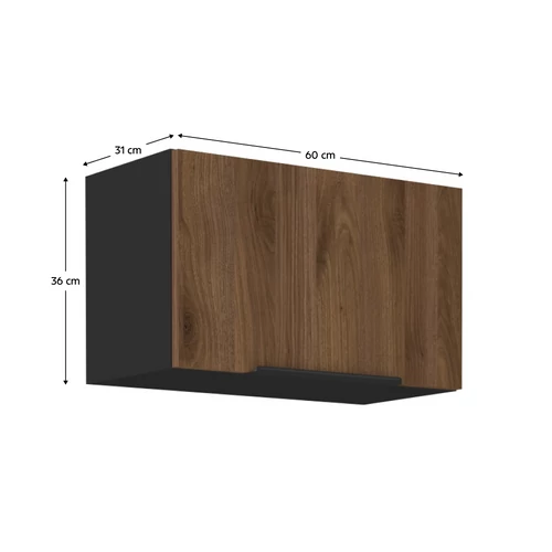 Modern design dió/fekete kombináció