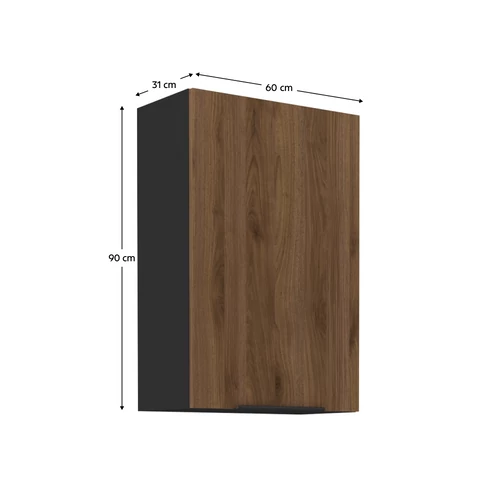 Elegáns design dió/fekete kombinációban