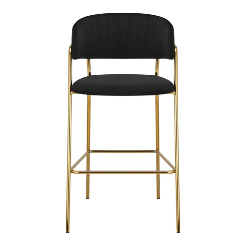 Design bárszék  fekete velvet szövet