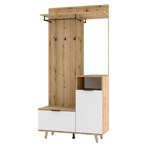 Modern design tölgy és fehér kombinációban