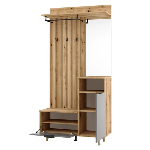 Modern design tölgy és grafit kombinációban