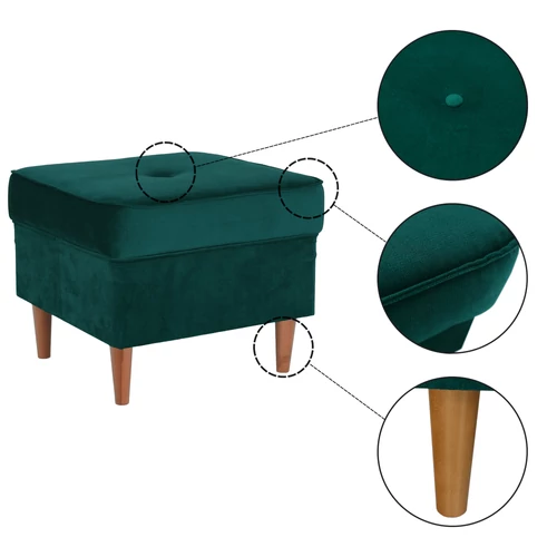 Elegáns puff a nappalihoz