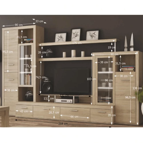ATLANTIS NEW nappali sor LED-es világítással