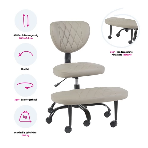 Ergonomikus térdeplőszék