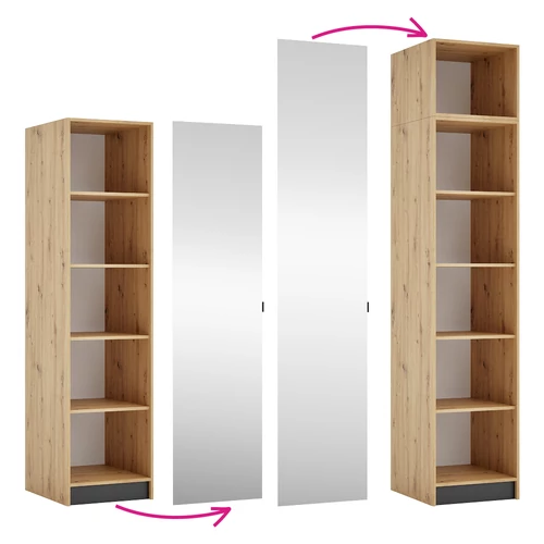 KREO - 4. kép|||Alacsony tükrös ajtó 50