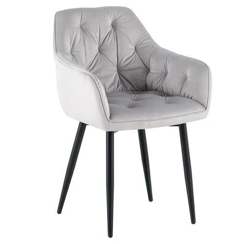 Dizájnos fotel, sötétszürke Velvet szövet, FEDRIS 2 NEW