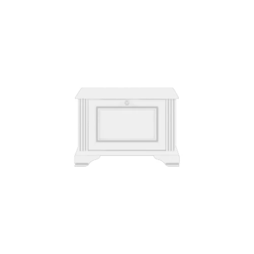 WHITE 018 cipősszekrény 1D havas kőris/ezüst fenyő