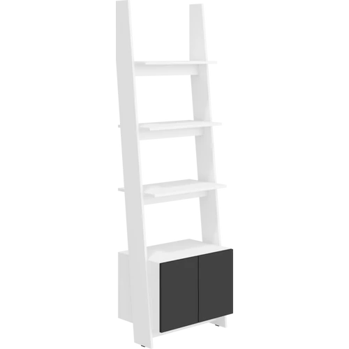 RACK RAC 04 könyvespolc fehér fekete