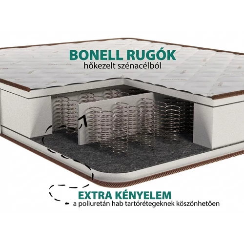 Conforto Superortopéd Lux Bonell-rugós 160x200 cm matrac – 26 cm
