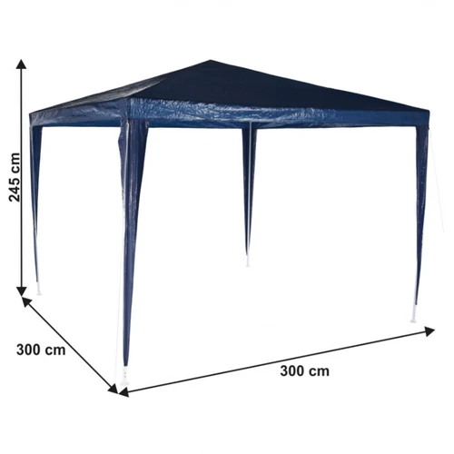 Kék GÓTAN kerti pavilon 3x3m