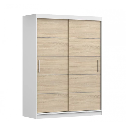 Elegáns megoldás a ruháknak és kiegészékeknek.  VISTA 150 cm-es gardróbszekrény
