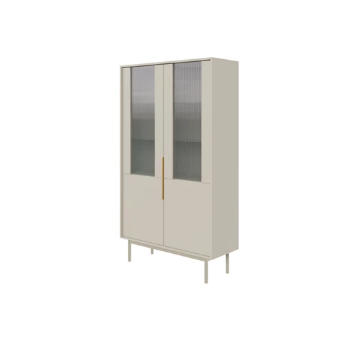 Modern design  sokoldalú használat.  VIVA VITRIN 4D BÉZS/BÉZS