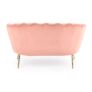 Kép 4/4 - Amorinito xl fotel világos rózsaszín / arany