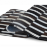 Kép 6/9 - Luxus bőrszőnyeg, barna /fekete/fehér, patchwork, 141x200, bőr TIP 6