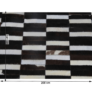Kép 9/9 - Luxus bőrszőnyeg, barna /fekete/fehér, patchwork, 141x200, bőr TIP 6