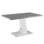 Kép 1/4 - Étkezőasztal beton fehér extra magas fényű HG 138 BOLAST